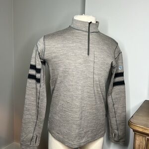 Kuhl Gray Quarter-Zip Men's Shirt